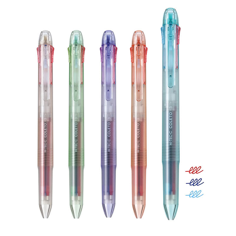 Pilot Hi-Tec-C Coleto Multi Pen - Mineral Colour Limited Edition - 3 Colour Components - 0.4 mm -  - Multi Pens - Bunbougu