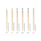 Pilot Juice Gel Pen Limited Edition - Sweet Milk Colour Set - 6 Colour Set - 0.5 mm - - Gel Pens - Bunbougu