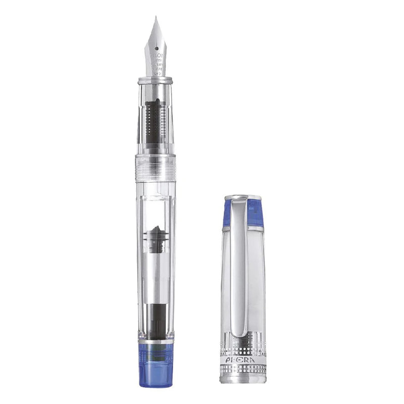 Pilot Prera Transparent Fountain Pen - Blue - - Fountain Pens - Bunbougu