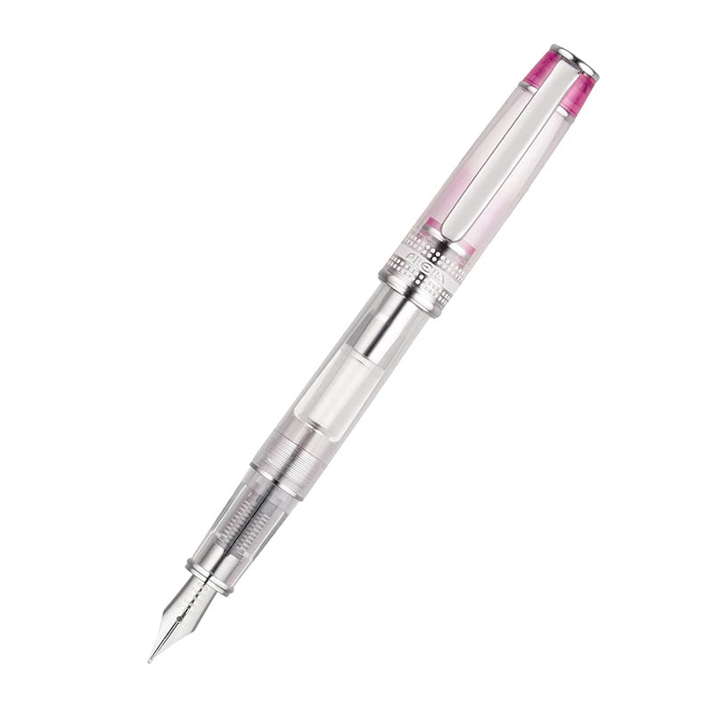 Pilot Prera Transparent Fountain Pen - Pink - Fine Nib - Fountain Pens - Bunbougu