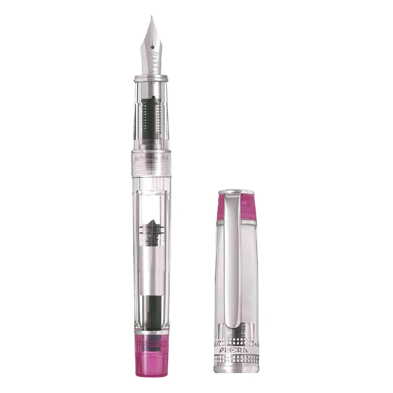 Pilot Prera Transparent Fountain Pen - Pink - - Fountain Pens - Bunbougu