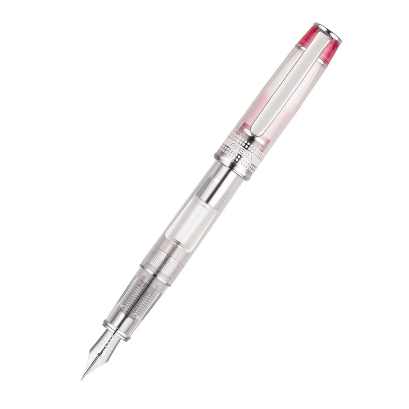 Pilot Prera Transparent Fountain Pen - Red - Fine Nib - Fountain Pens - Bunbougu
