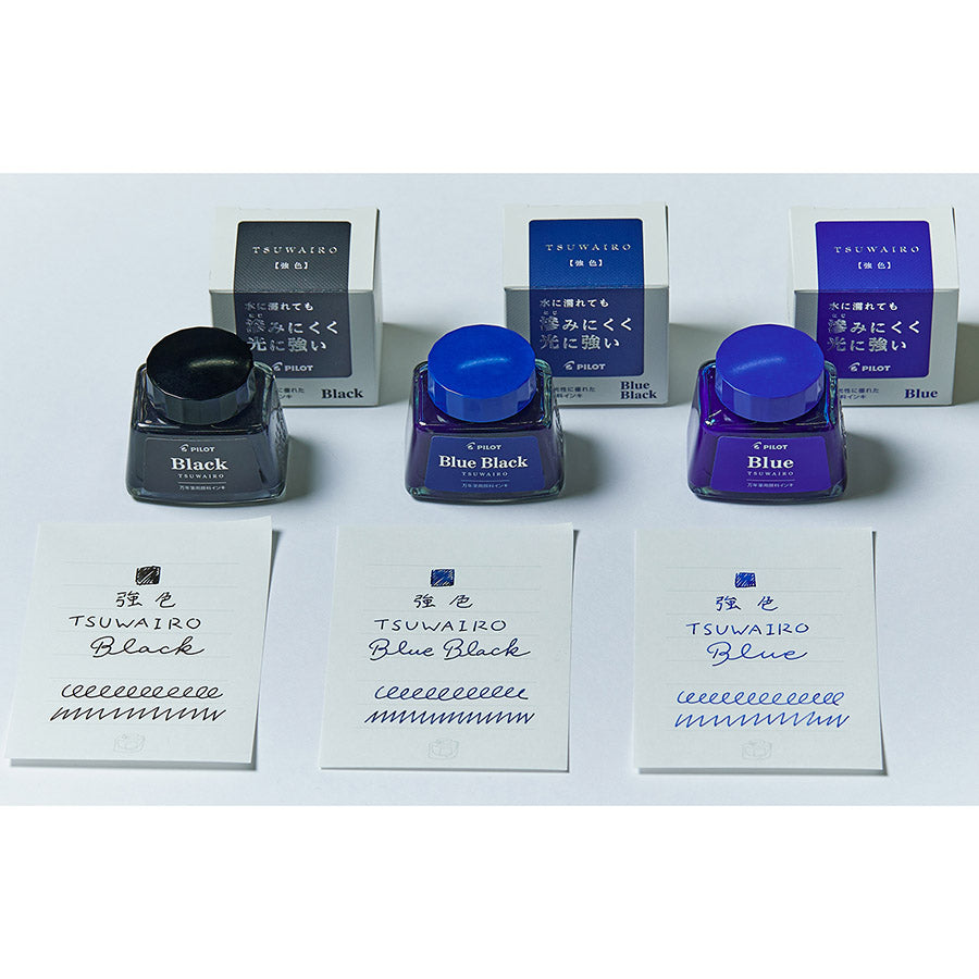 Pilot Tsuwairo Strong Colour Bottled Ink - Blue Black Ink - 30 ml ...