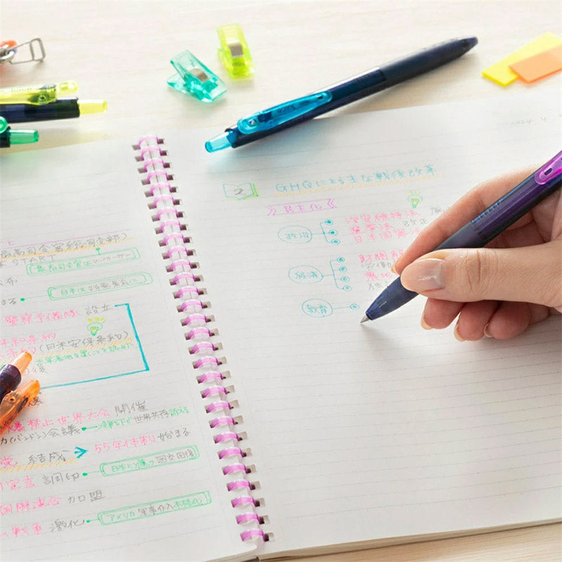 Pilot Juice Gel Pen - Neon Colour - 6 Full Colour Set - 0.5 mm - - Gel Pens - Bunbougu