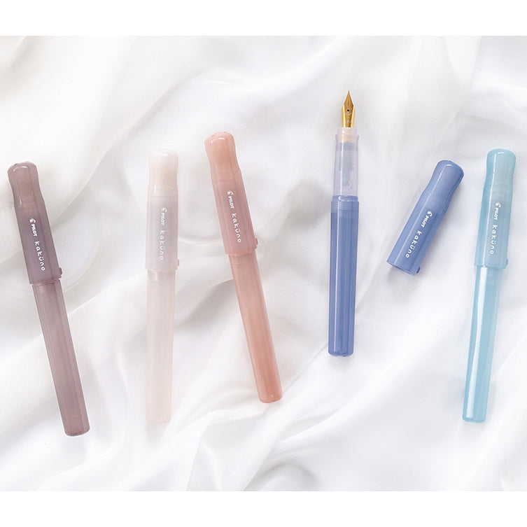Pilot Kakuno Smiley Face Fountain Pen - Madoromi Colour Limited Edition - Fine Nib - - Fountain Pens - Bunbougu