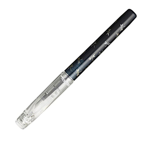 Platinum Preppy Fountain Pen - Wa Modern Maki-e Limited Edition - Fine Nib - Black Ink - Kachimushi - Fountain Pens - Bunbougu