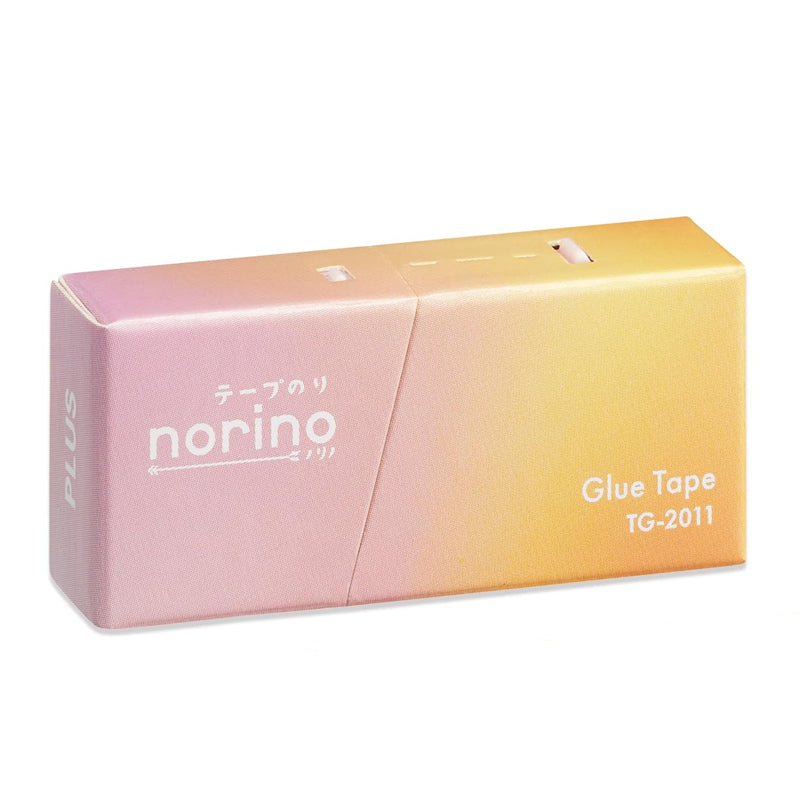 Plus Norino Paper Case Glue Tape - Pink - 6 mm x 9 m - - Adhesive Tapes & Glue - Bunbougu