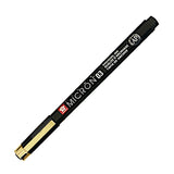 Sakura Pigma Micron Fineliner Pen - Black Gold Limited Edition - Black Ink