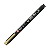 Sakura Pigma Micron Fineliner Pen - Black Gold Limited Edition - Black Ink