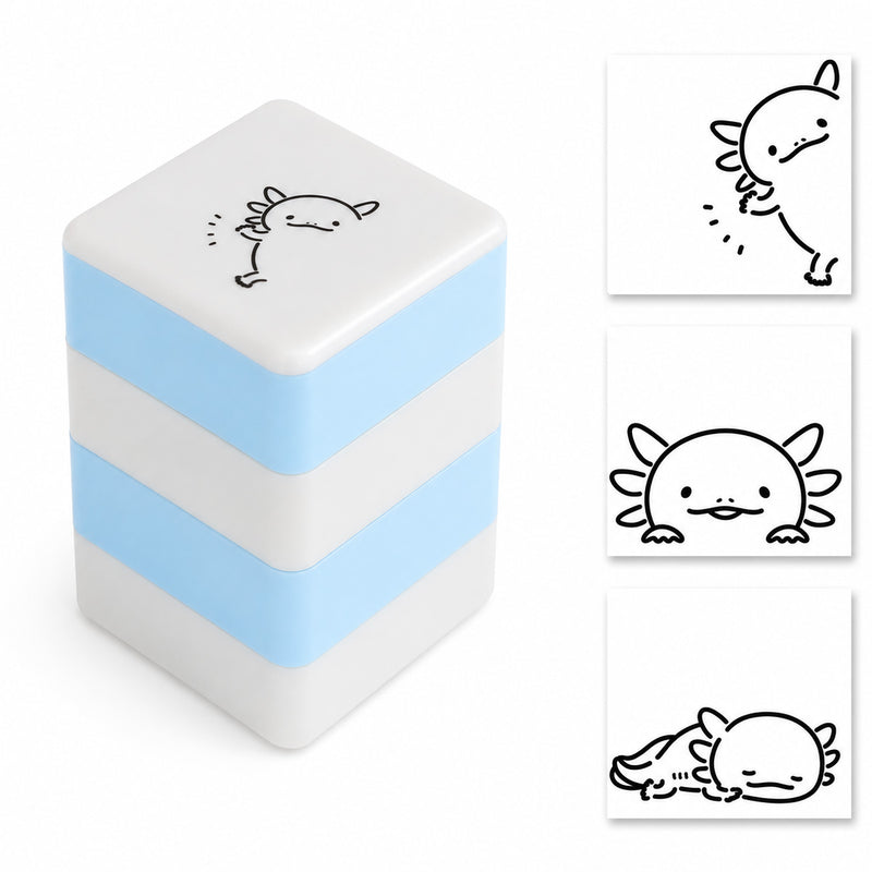 Sun-Star Pyokkori Stamp - Axolotl