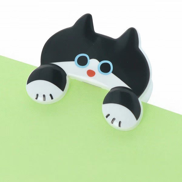 Sun-Star Jittome Clip - Tuxedo Cat -  - Planner Clips - Bunbougu