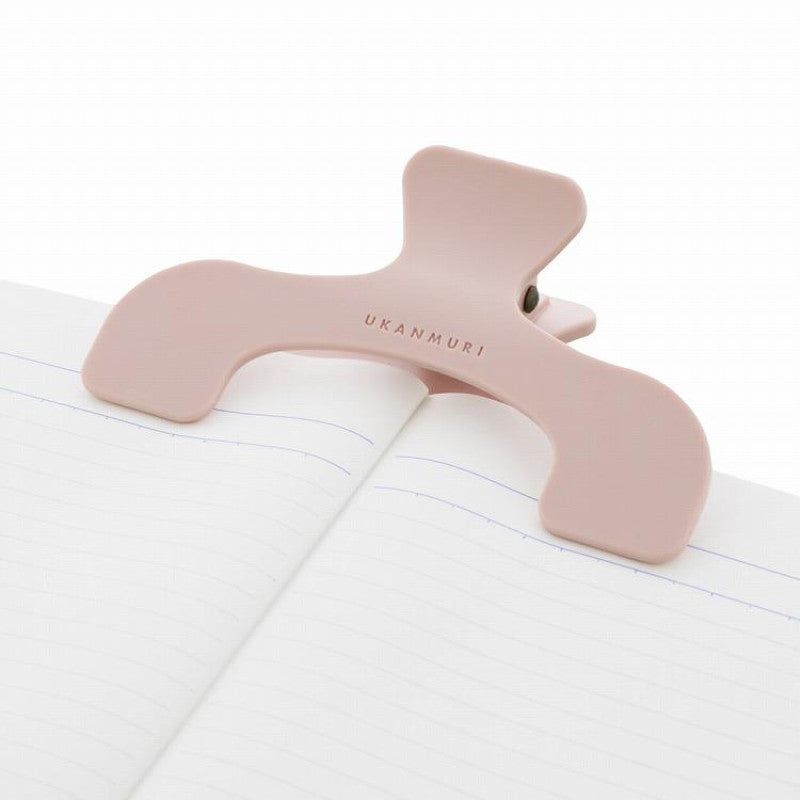 Sun-Star Ukanmuri Book Clip - Pink -  - Planner Clips - Bunbougu