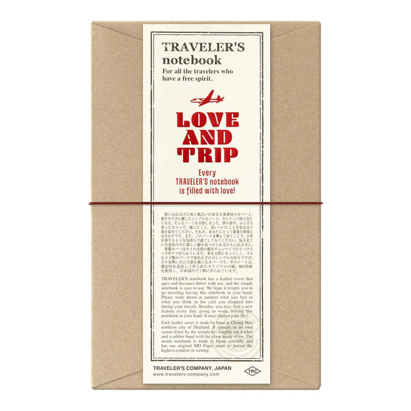 Traveler&#39;s Company Traveler&#39;s Notebook Limited Edition - LOVE AND TRIP