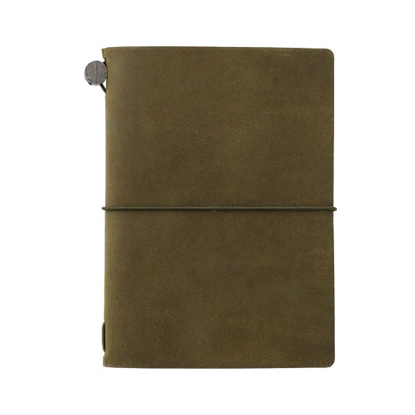 Traveler's Company Traveler's Notebook Starter Kit - Olive Leather - Passport Size -  - Diaries & Planners - Bunbougu
