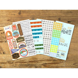 Traveler's Notebook 2024 Traveler's Town Theme - Customise Sticker Set For Diary -  - Notebook Accessories - Bunbougu