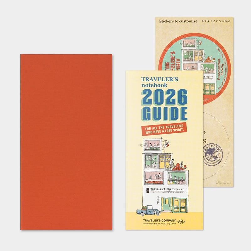 Traveler's Notebook 2026 Refill - Monthly Diary - Regular Size - - Diaries & Planners - Bunbougu