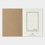 Traveler's Notebook 2026 Refill - Weekly Diary - Passport Size - - Diaries & Planners - Bunbougu