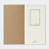 Traveler's Notebook 2026 Refill - Weekly Diary (Vertical) - Regular Size - - Diaries & Planners - Bunbougu