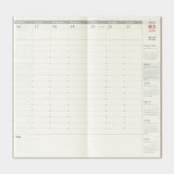 Traveler's Notebook 2026 Refill - Weekly Diary (Vertical) - Regular Size - - Diaries & Planners - Bunbougu