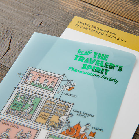 Traveler's Notebook 2026 The Traveler's Spirit - Clear Folder - Regular Size - - Diaries & Planners - Bunbougu