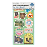 Traveler's Notebook 2026 The Traveler's Spirit - Customise Sticker Set For Diary