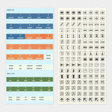 Traveler's Notebook 2026 The Traveler's Spirit - Customise Sticker Set For Diary - - Diaries & Planners - Bunbougu