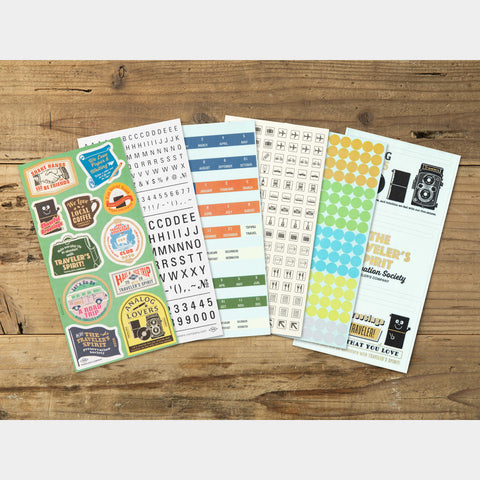Traveler's Notebook 2026 The Traveler's Spirit - Customise Sticker Set For Diary - - Diaries & Planners - Bunbougu