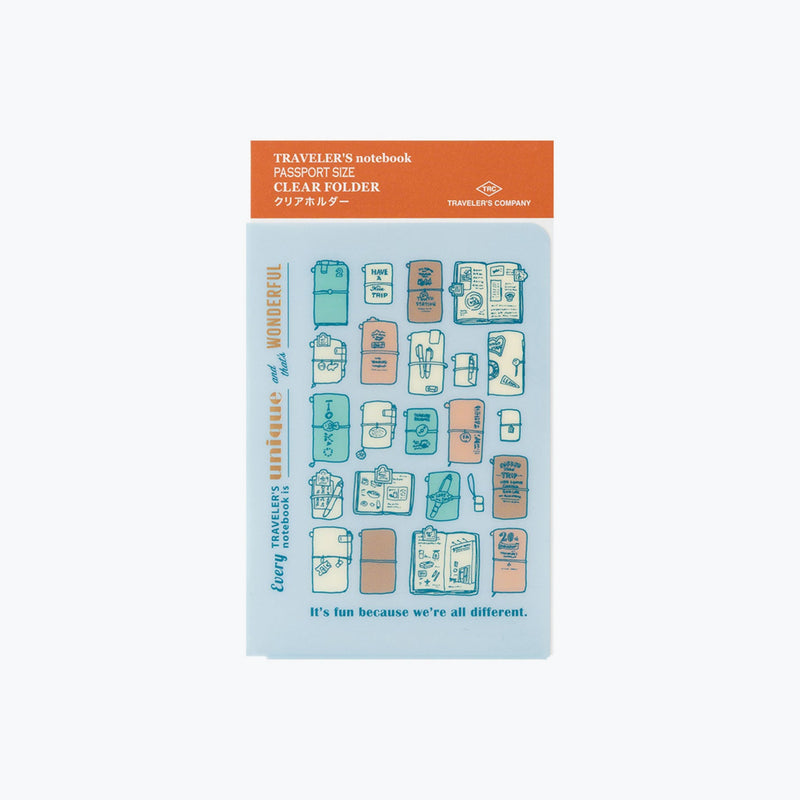 Traveler's Notebook 2027 Notebook Accessories - Clear Folder - Passport Size - - Diaries & Planners - Bunbougu