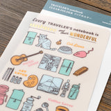 Traveler's Notebook 2027 Notebook Accessories - Clear Folder - Regular Size - - Diaries & Planners - Bunbougu