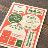 Traveler's Notebook 2027 Notebook Accessories - Plastic Pencil Board - Passport Size - - Diaries & Planners - Bunbougu
