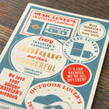 Traveler's Notebook 2027 Notebook Accessories - Plastic Pencil Board - Regular Size - - Diaries & Planners - Bunbougu