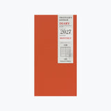 Traveler's Notebook 2027 Refill - Monthly Diary - Regular Size - - Diaries & Planners - Bunbougu