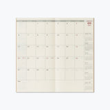 Traveler's Notebook 2027 Refill - Monthly Diary - Regular Size - - Diaries & Planners - Bunbougu