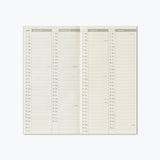 Traveler's Notebook 2027 Refill - Weekly Diary + Memo - Regular Size - - Diaries & Planners - Bunbougu