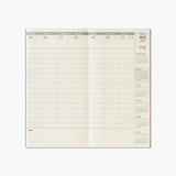 Traveler's Notebook 2027 Refill - Weekly Diary (Vertical) - Regular Size - - Diaries & Planners - Bunbougu