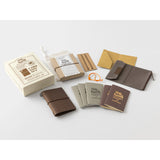 Traveler's Notebook Card Size 20th Anniversary Set - Brown - - Diaries & Planners - Bunbougu