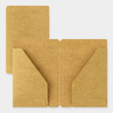 Traveler's Notebook Card Size 20th Anniversary Set - Brown - - Diaries & Planners - Bunbougu
