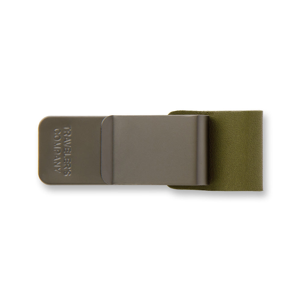 Traveler's Company Traveler's Notebook Accessories 016 - Pen Holder - Medium - Olive - - Notebook Accessories - Bunbougu