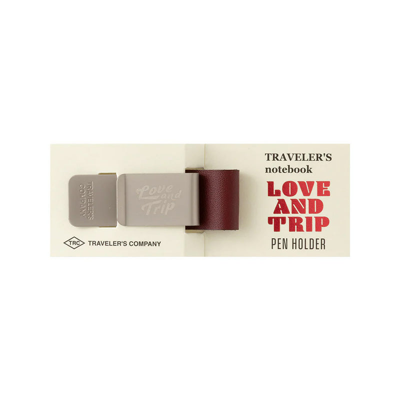 Traveler's Company Traveler's Notebook Limited Edition - LOVE AND TRIP - Pen Holder - - Notebook Accessories - Bunbougu
