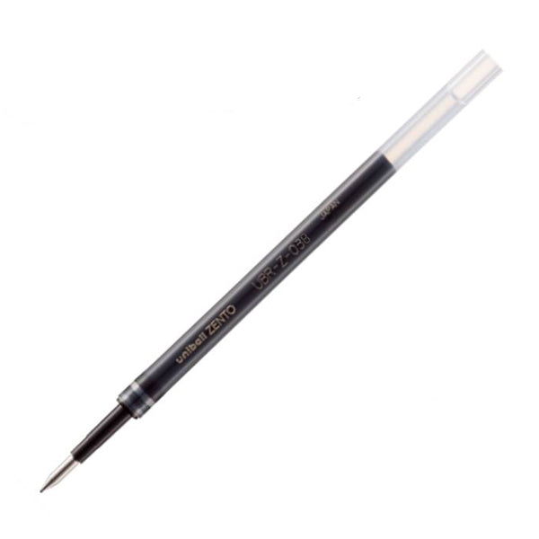 Uni-ball Zento Gel Pen Refills - 0.38 mm - Black - Pen, Eraser & Tape Refills - Bunbougu