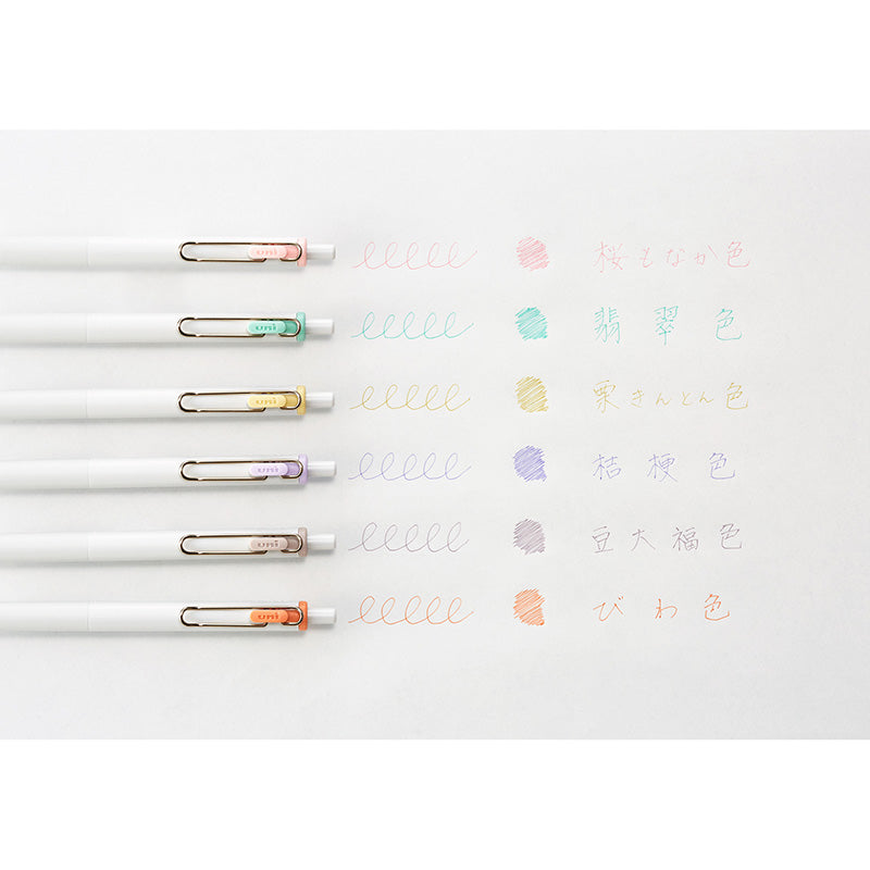 Uni-ball One Gel Pen - Japanese Taste Colours Limited Edition - 0.38 mm -  - Gel Pens - Bunbougu