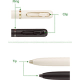 Uni-ball One 3 3-Colour Multi Gel Pen - Record Black Body - 0.5 mm - - Multi Pens - Bunbougu