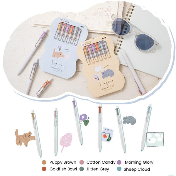 Uni-ball One Gel Pen - Summer Yuru Matope Limited Edition - 0.5 mm - - Gel Pens - Bunbougu
