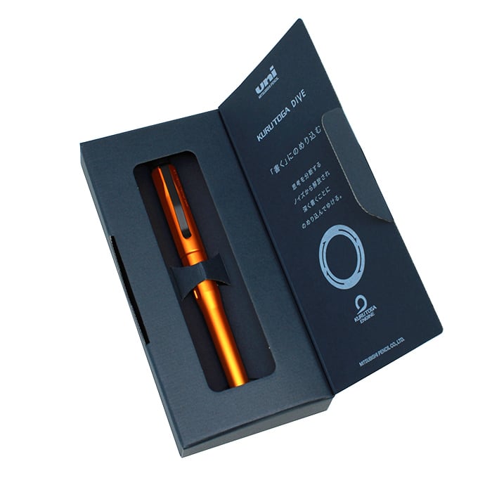 Uni Kuru Toga Dive Mechanical Pencil - Twilight Orange - 0.5 mm -  - Mechanical Pencils - Bunbougu