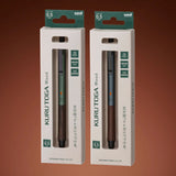 Uni Kuru Toga Metal Mechanical Pencil - Wood Grip - Forest Green Metal Body - - Mechanical Pencils - Bunbougu