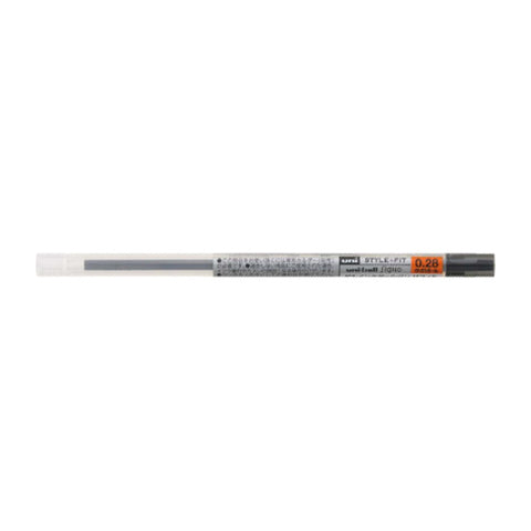 Uni UMR-109-28 Style Fit Gel Multi Pen Refill - 0.28 mm - Black - Pen, Eraser & Tape Refills - Bunbougu