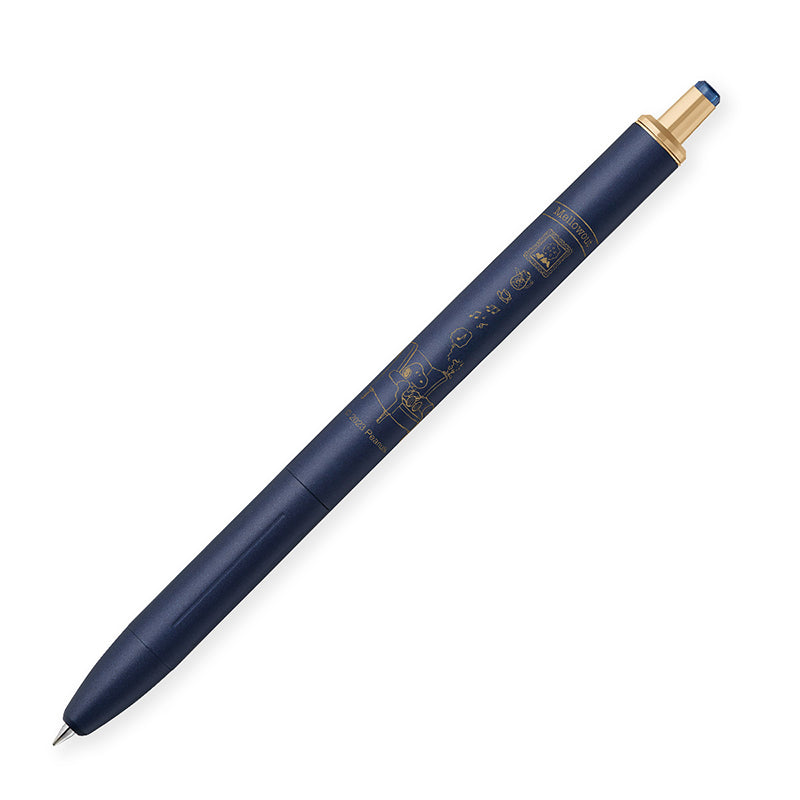 Zebra Sarasa Grand Gel Pen - Vintage Colour - Snoopy Limited Edition Metal Body - 0.5 mm - Blue Black - Gel Pens - Bunbougu