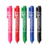 Zebra Mckee Knock Permanent Marker - Fine Tip - 1.0 mm - - Markers - Bunbougu