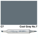 Copic Sketch Marker - Cool Grey Colour Range - C7-Cool Gray - Markers - Bunbougu