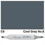 Copic Sketch Marker - Cool Grey Colour Range - C8-Cool Gray - Markers - Bunbougu